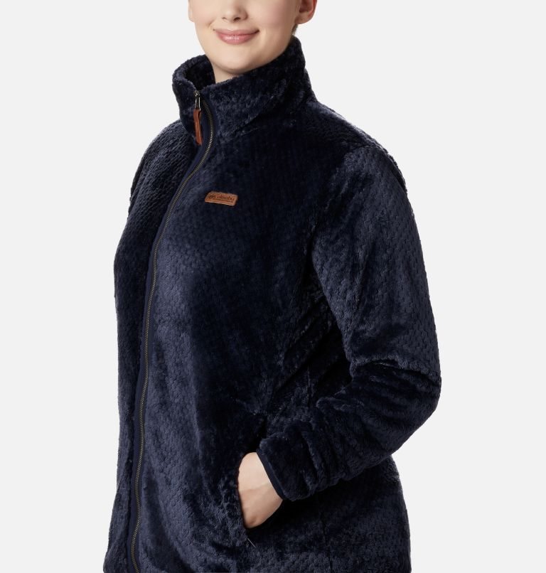 Jachete Din Lână Columbia Fireside II Plush Full Zip Dama Bleumarin | Plus Size BZZMSQ791